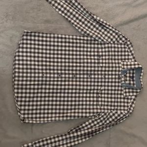 Mens Gap gingham casual dress shirt